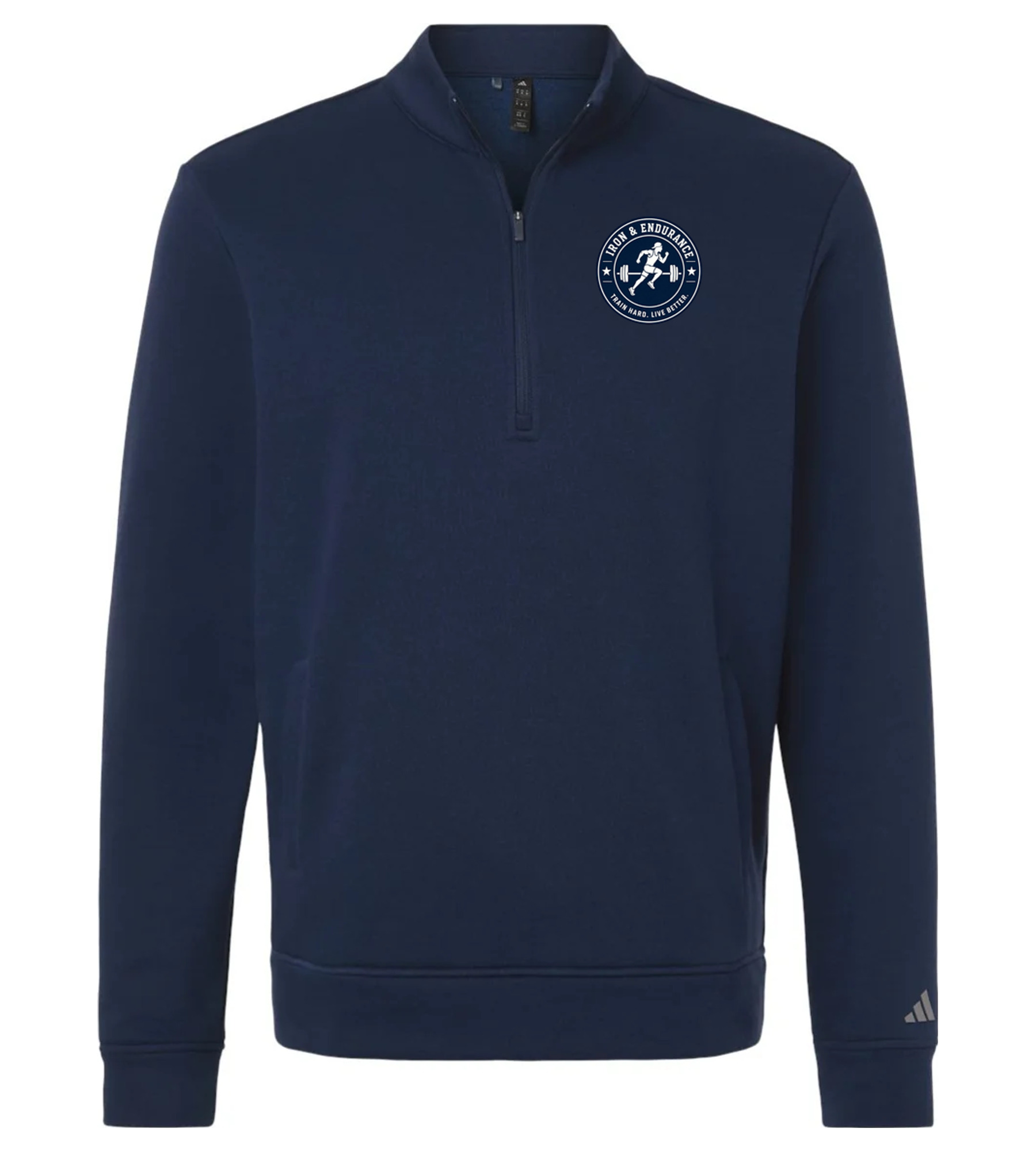 Adidas Men's Elevated Fleece Quarter-Zip Pullover